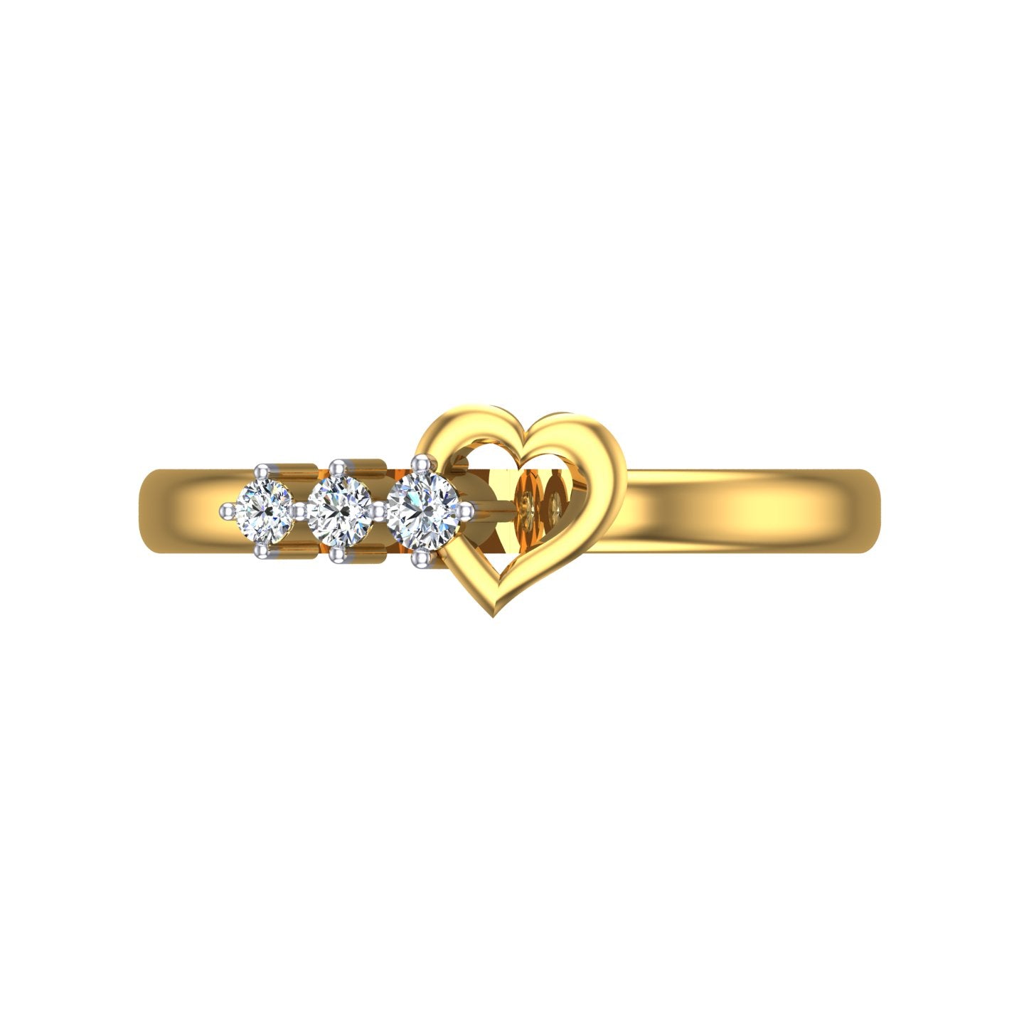 Eternal Heart Trio Ring