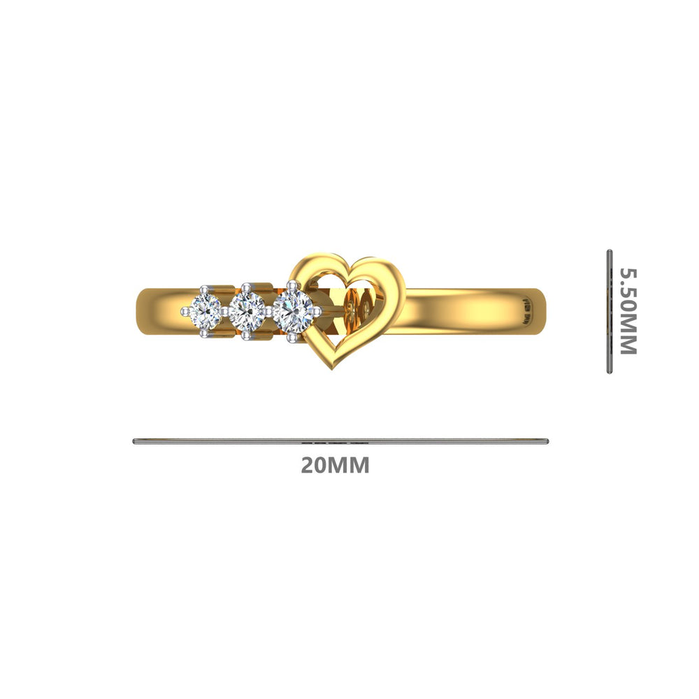 Eternal Heart Trio Ring