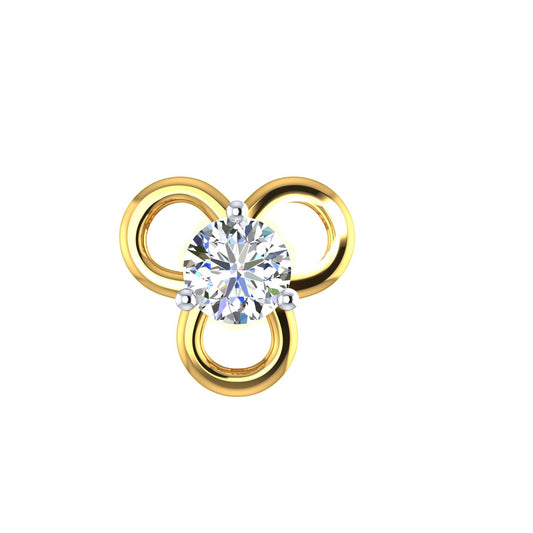 Solitaire Petal Glow Diamond Nose Screw
