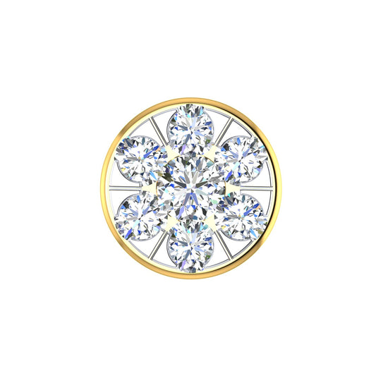 Royal Rosette Diamond Nose Screw