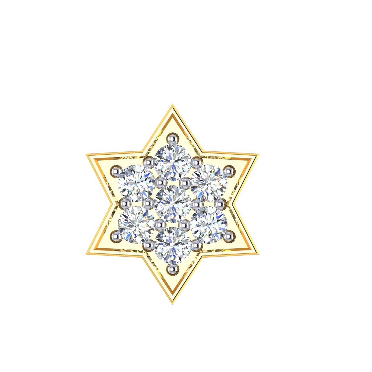Celestial Starburst Diamond Nose Screw