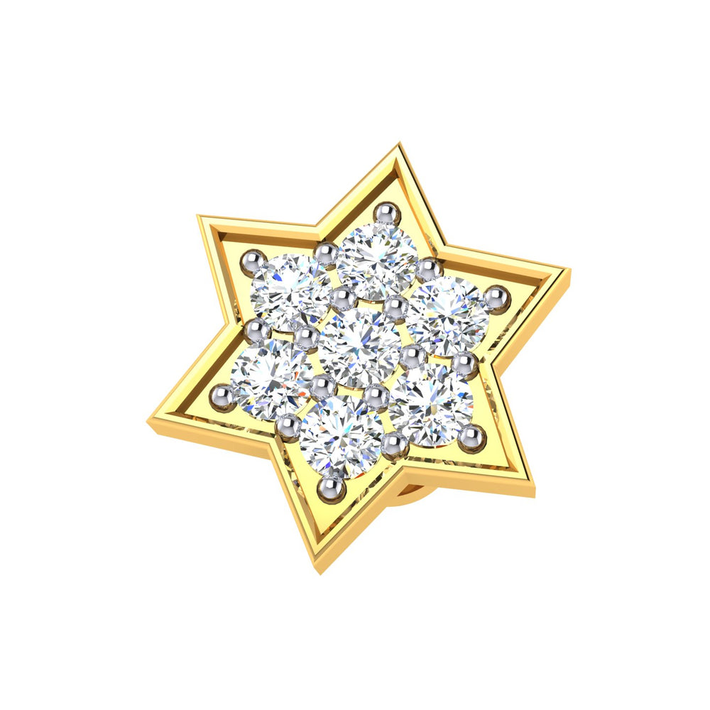 Celestial Starburst Diamond Nose Screw