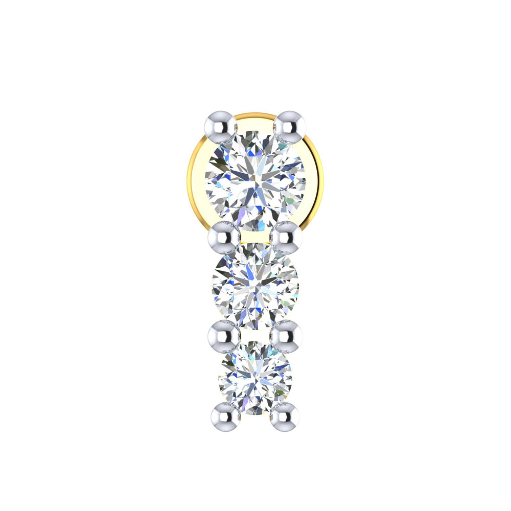 Linear Luxe Diamond Nose Screw