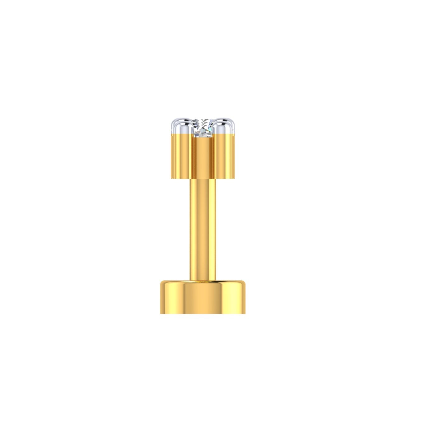 Linear Luxe Diamond Nose Screw