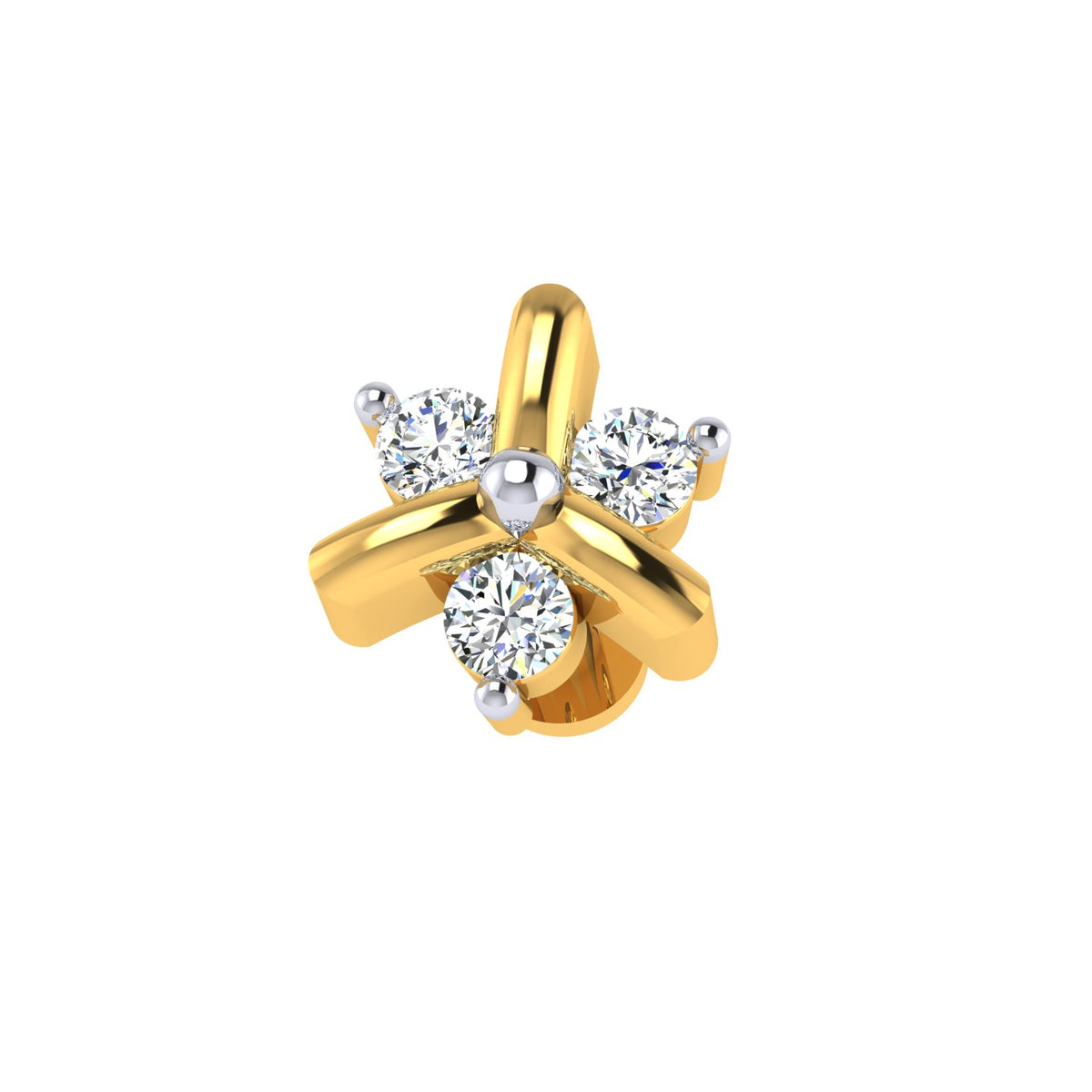 Trinity Harmony Diamond Nose Screw