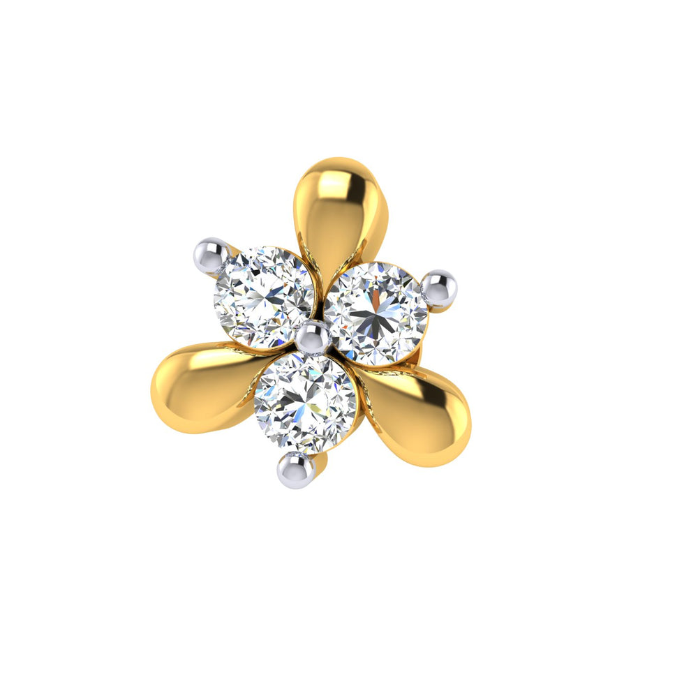 Golden Orchid Diamond Nose Screw