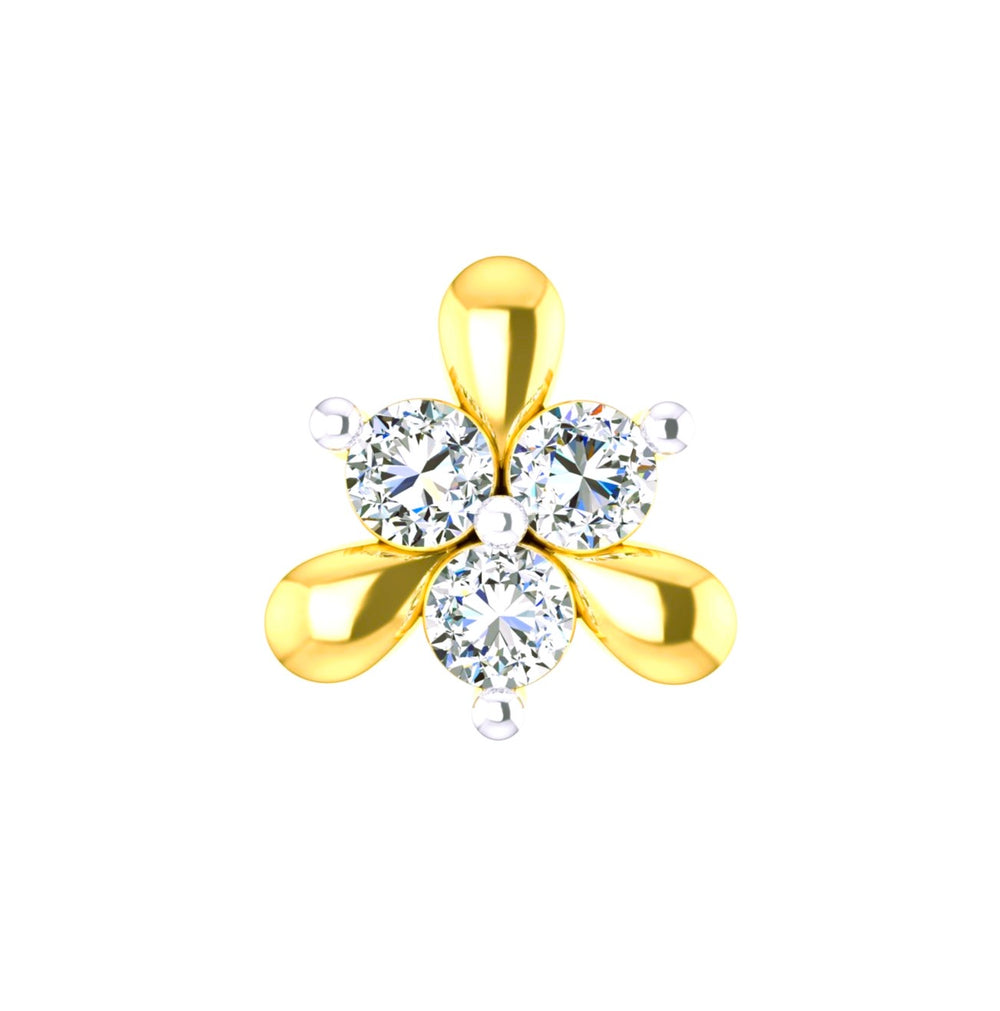 Golden Orchid Diamond Nose Screw