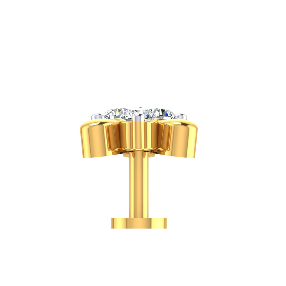 Golden Orchid Diamond Nose Screw