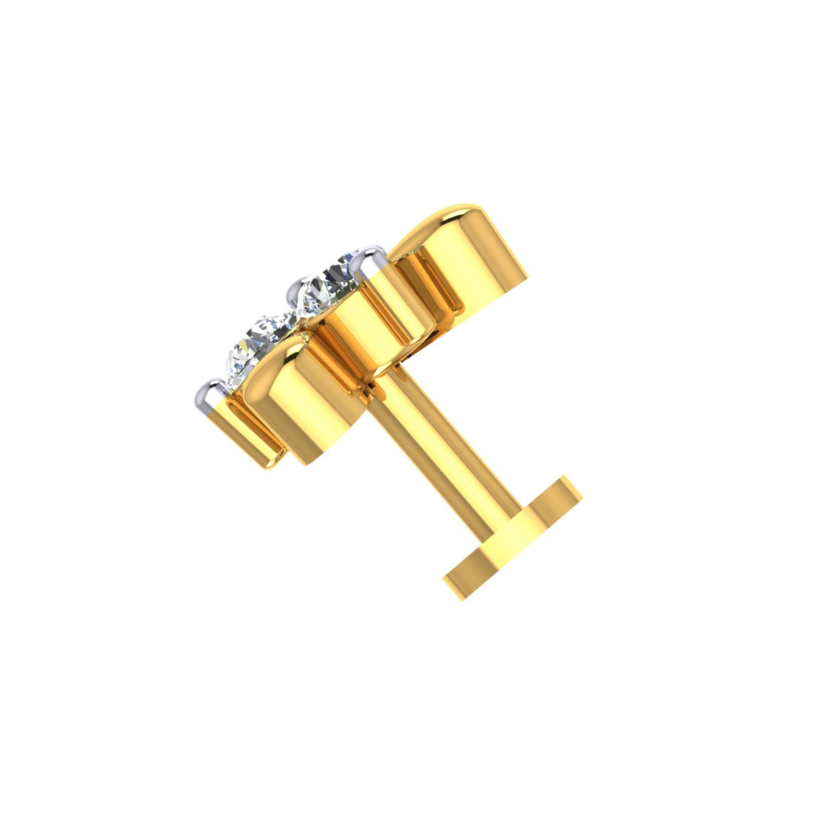 Golden Orchid Diamond Nose Screw