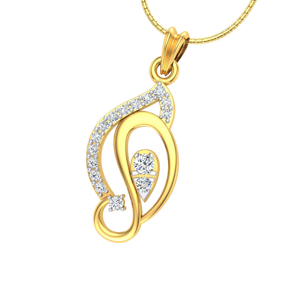 Infinity Bloom Diamond Pendant