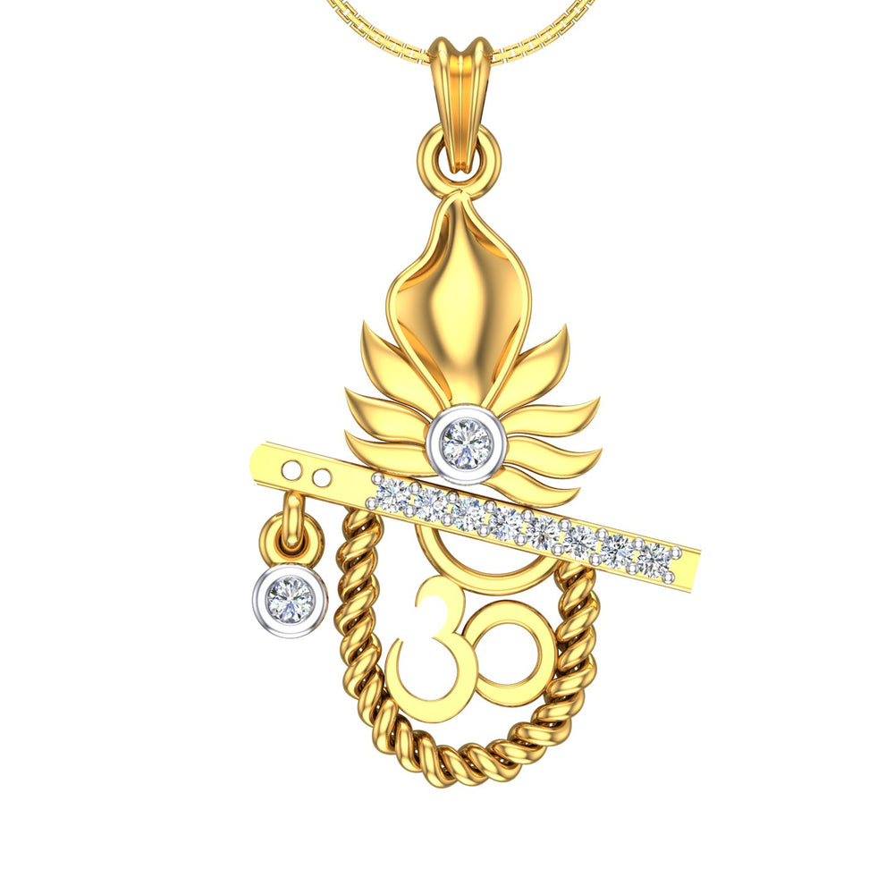 Divine Om Flute Pendant