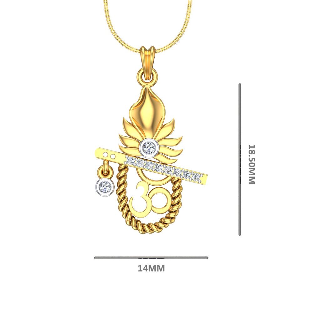 Divine Om Flute Pendant