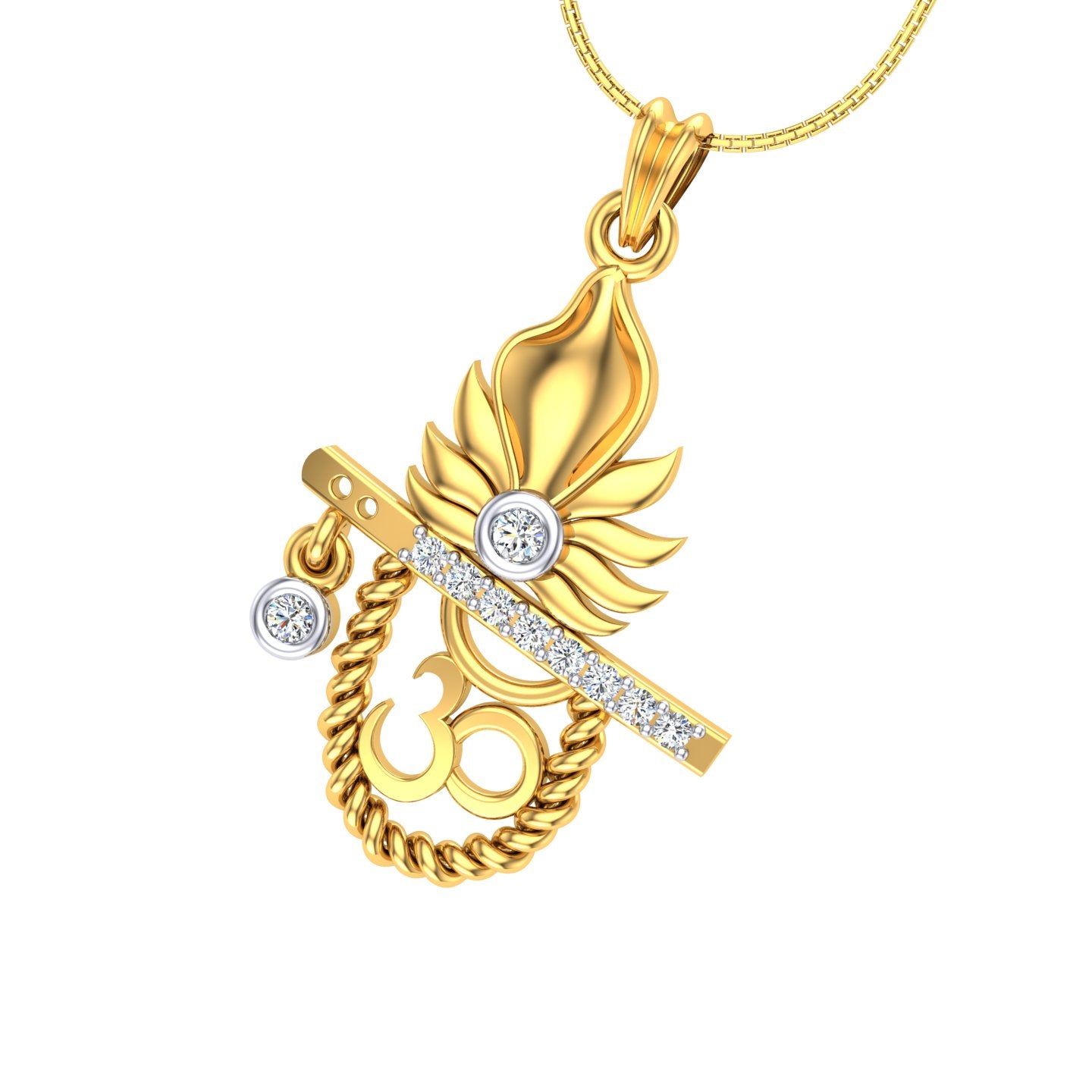 Divine Om Flute Pendant