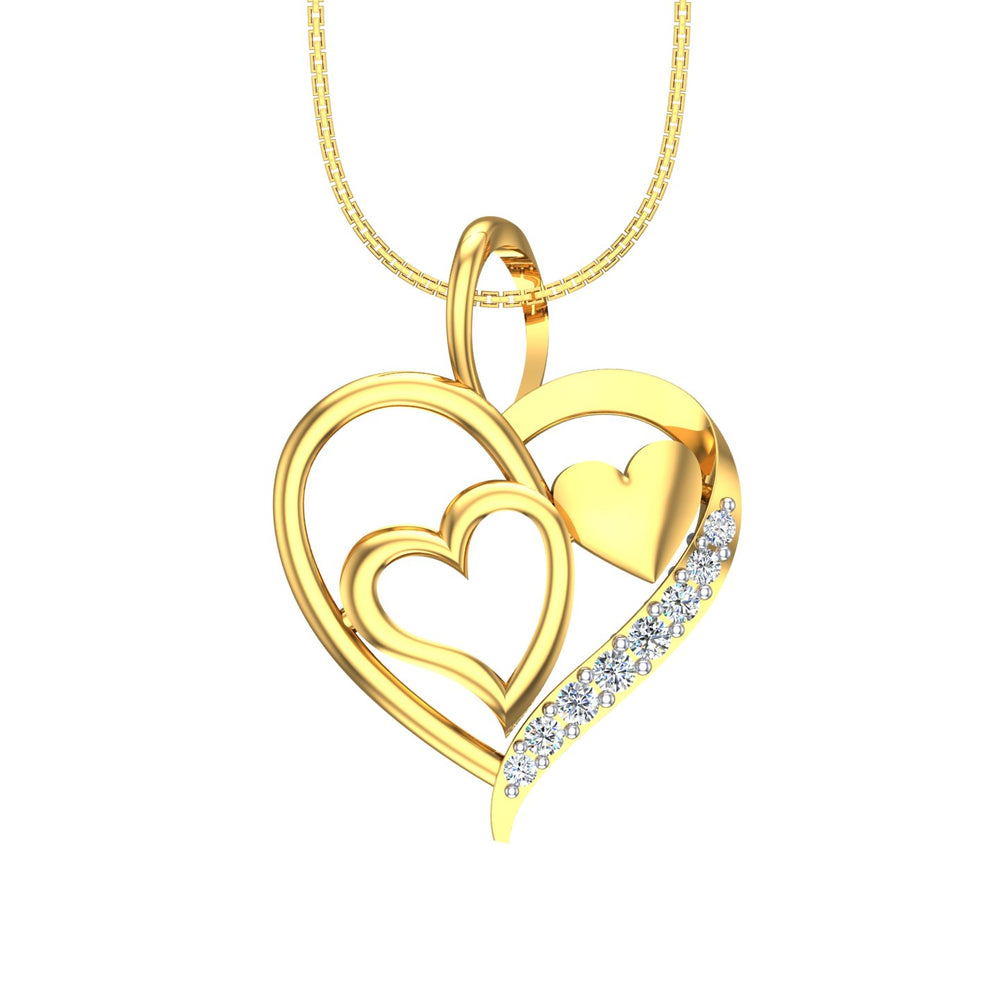 Eternal Hearts Diamond Pendant