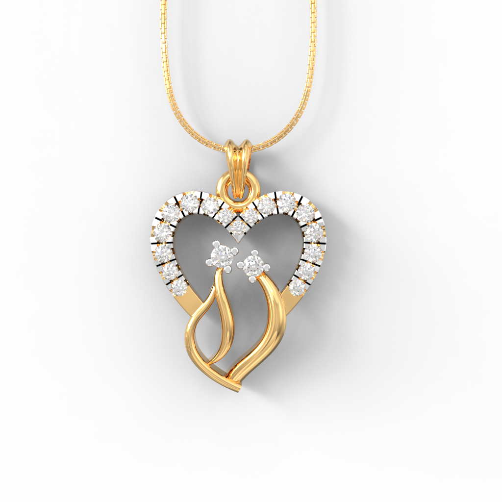Diamond Heart Pendant