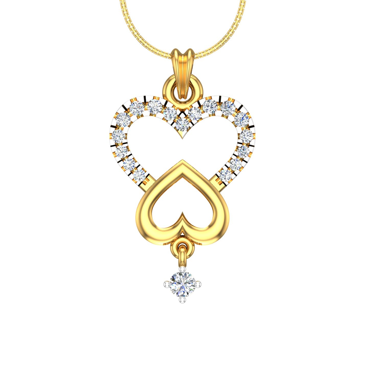 Heart-in-Heart Pendant