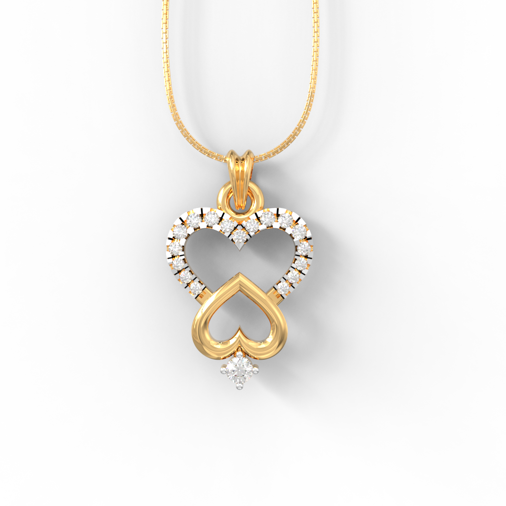 Heart-in-Heart Pendant