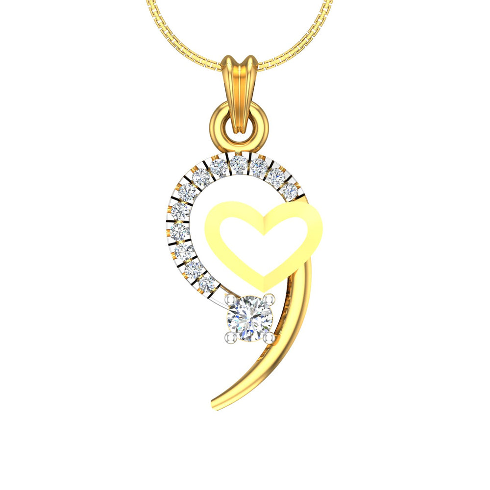 Heart Diamond Pendant