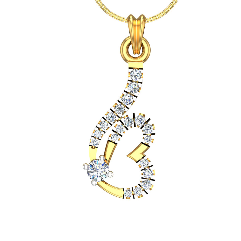 Heart Diamond Pendant