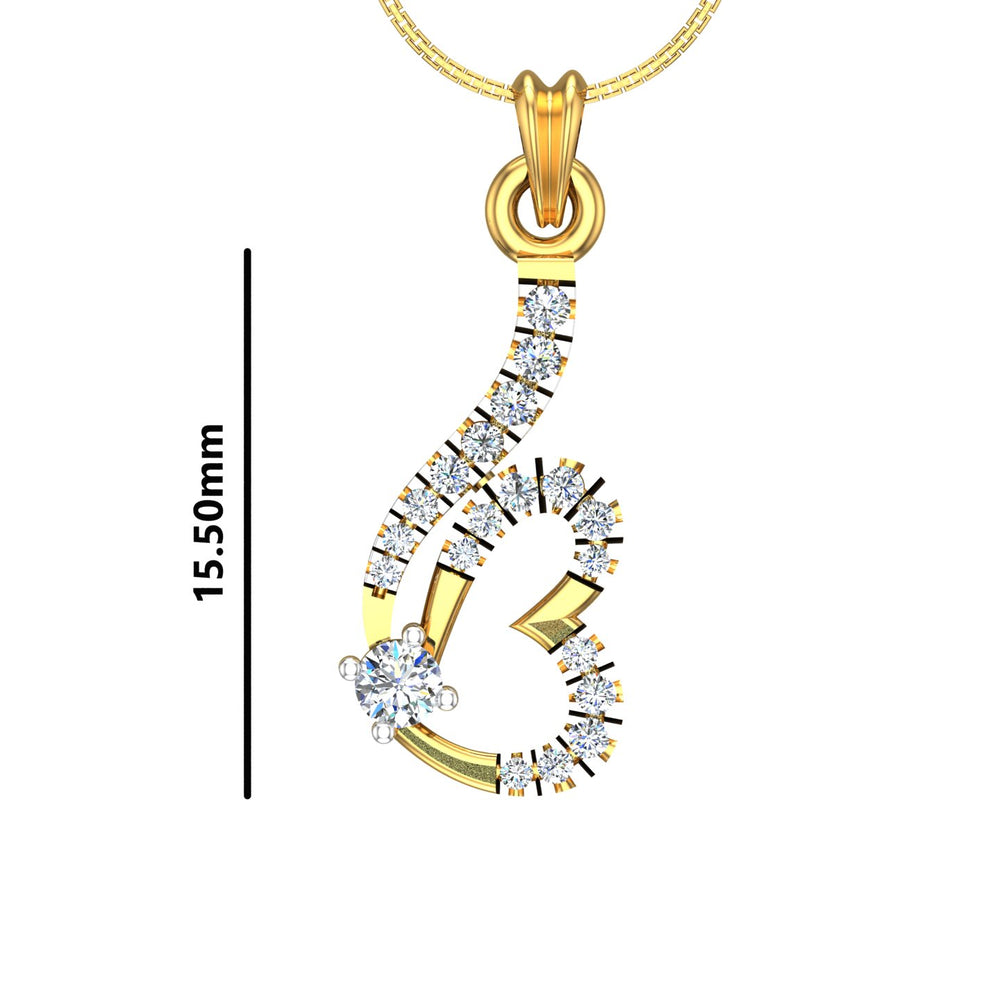 Heart Diamond Pendant