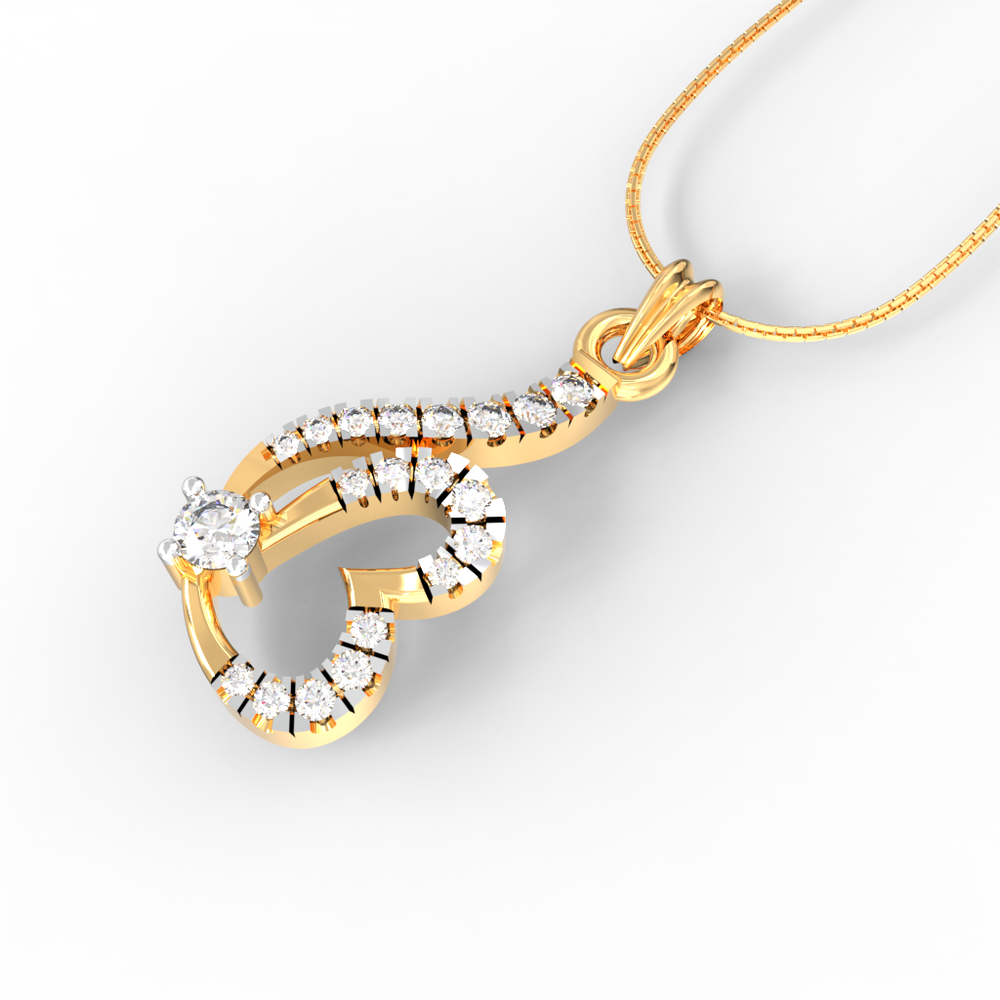 Heart Diamond Pendant