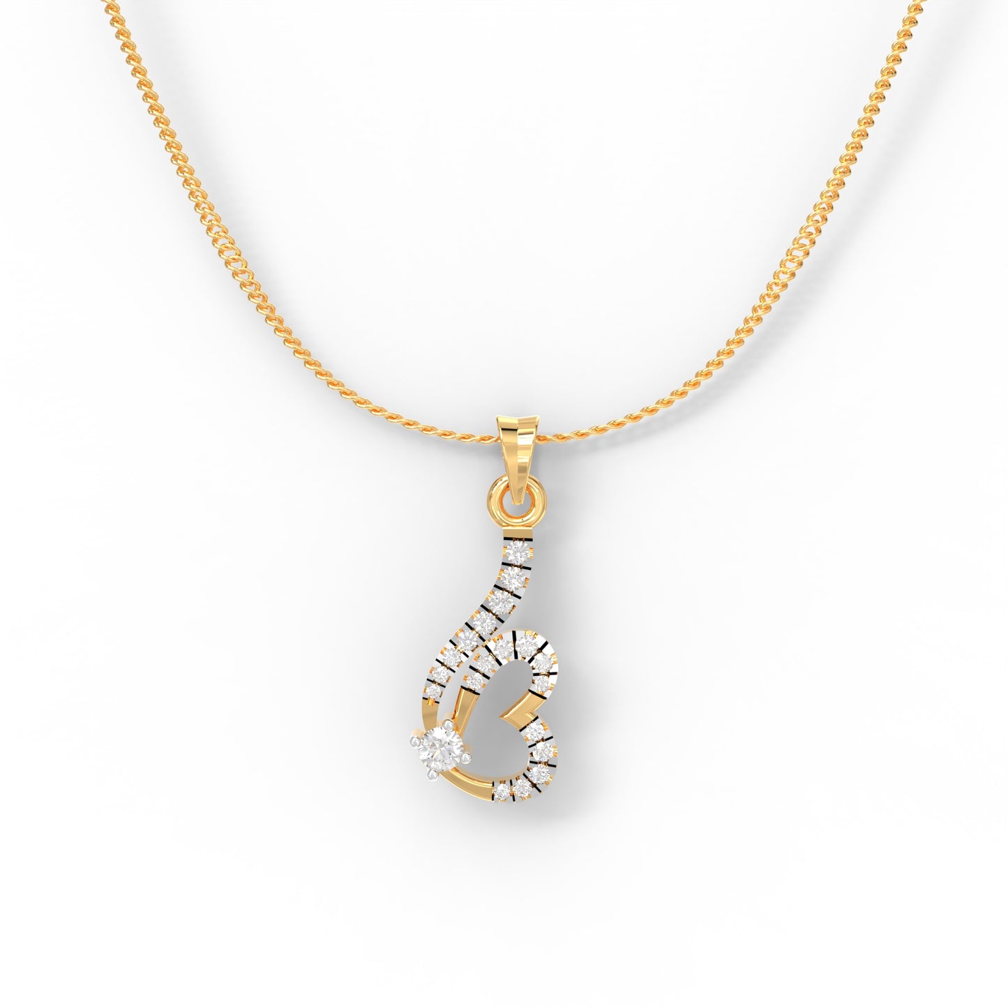 Heart Diamond Pendant