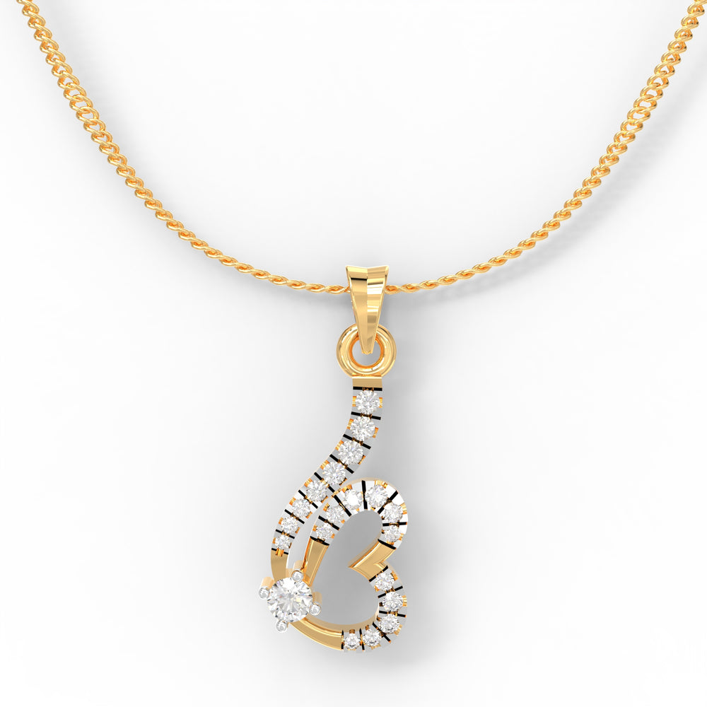 Heart Diamond Pendant