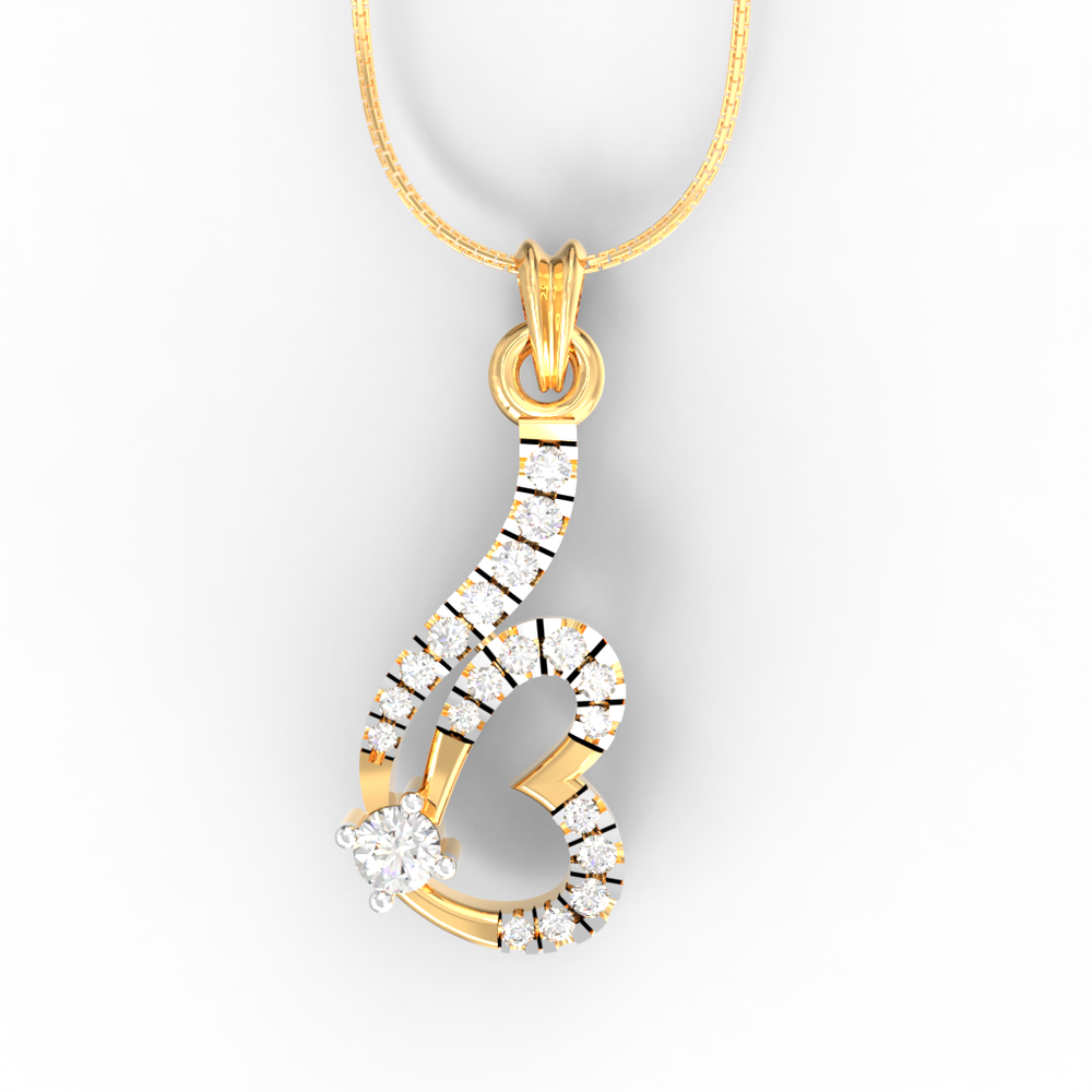 Heart Diamond Pendant