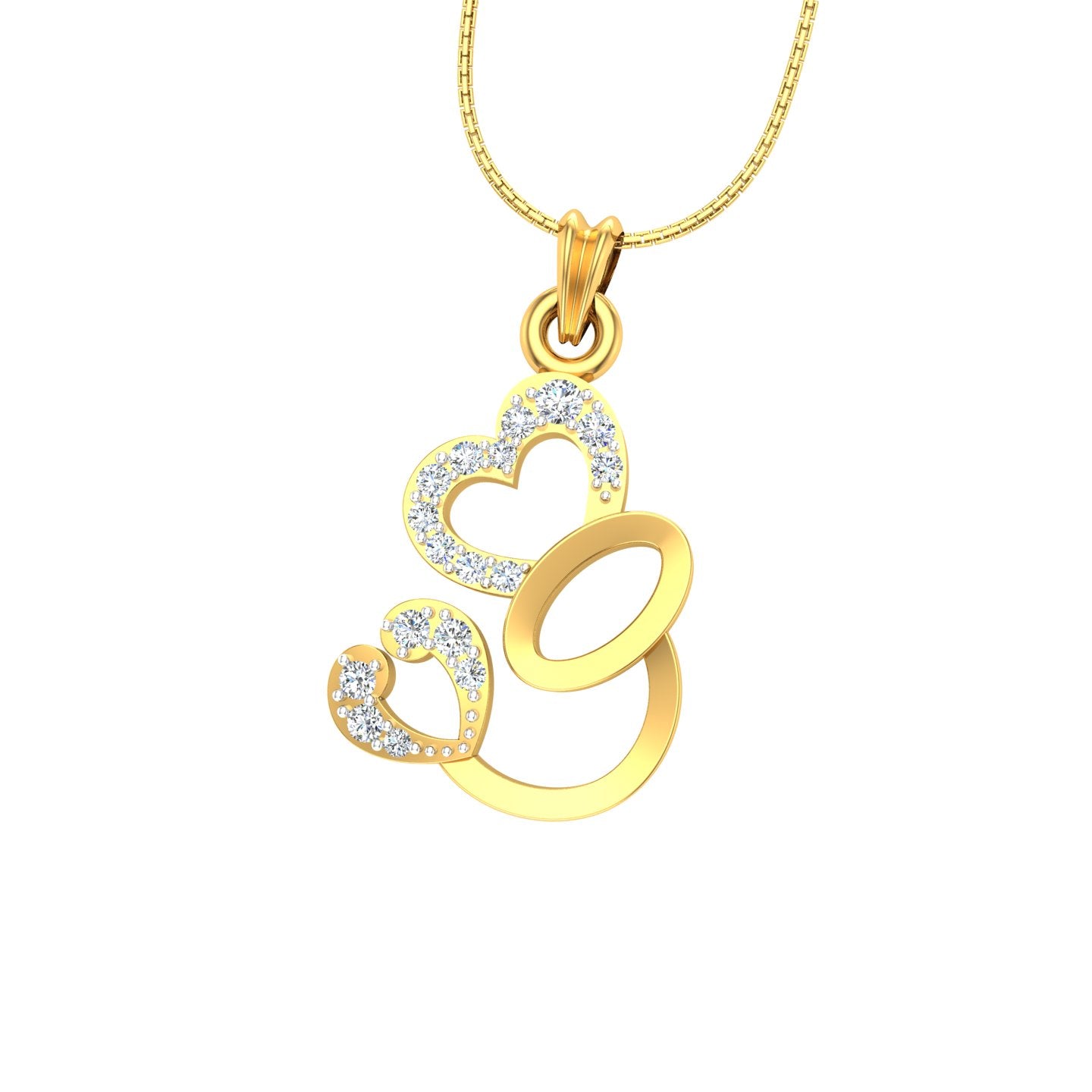 Avsar Shruti Heart Diamond Pendant
