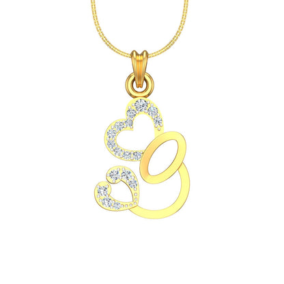 Avsar Shruti Heart Diamond Pendant