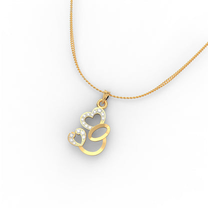 Avsar Shruti Heart Diamond Pendant