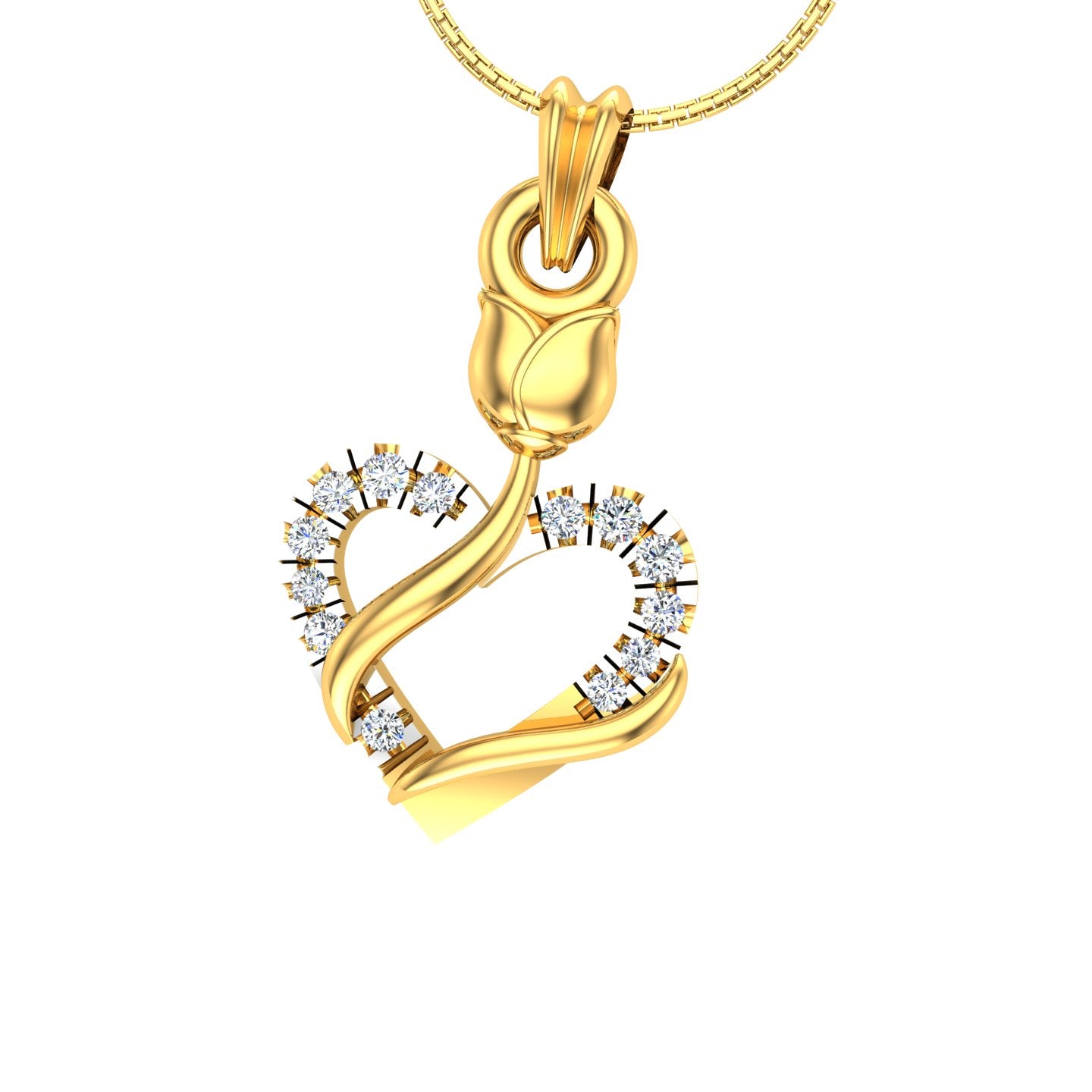 Diamond Heart Pendant
