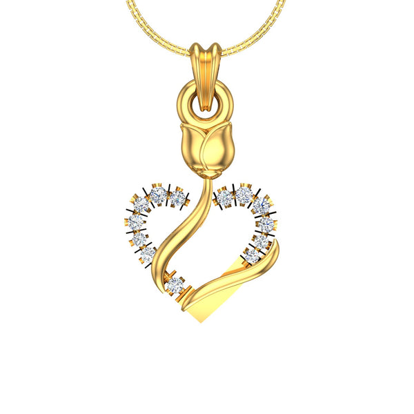 Diamond Heart Pendant hover image