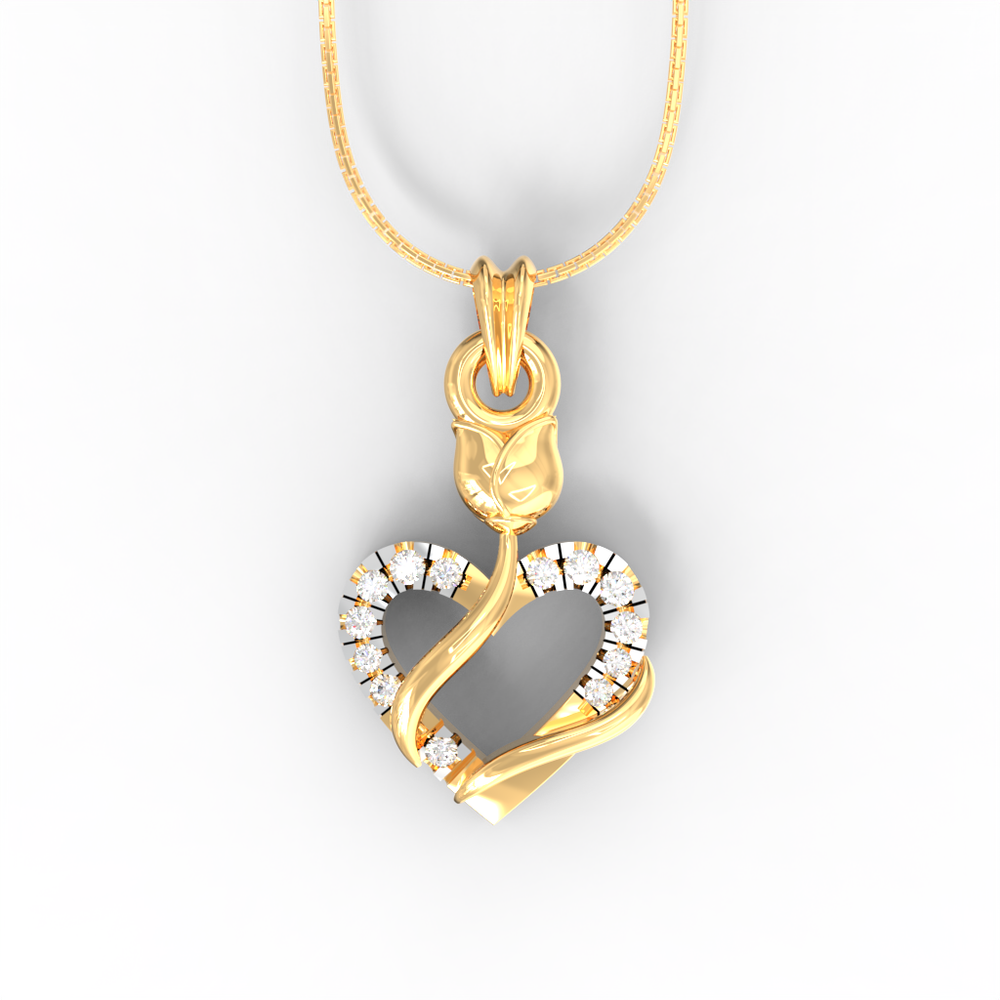 Diamond Heart Pendant