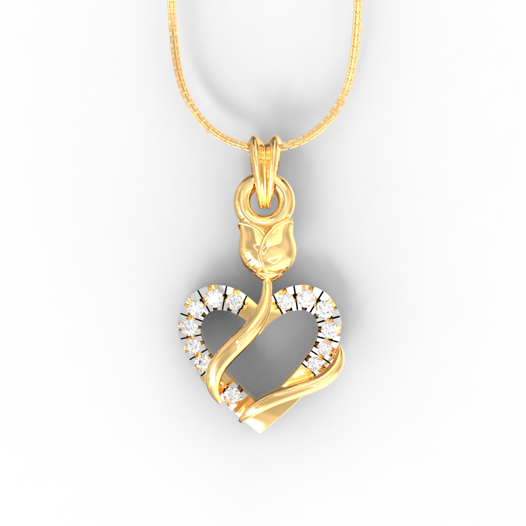 Diamond Heart Pendant
