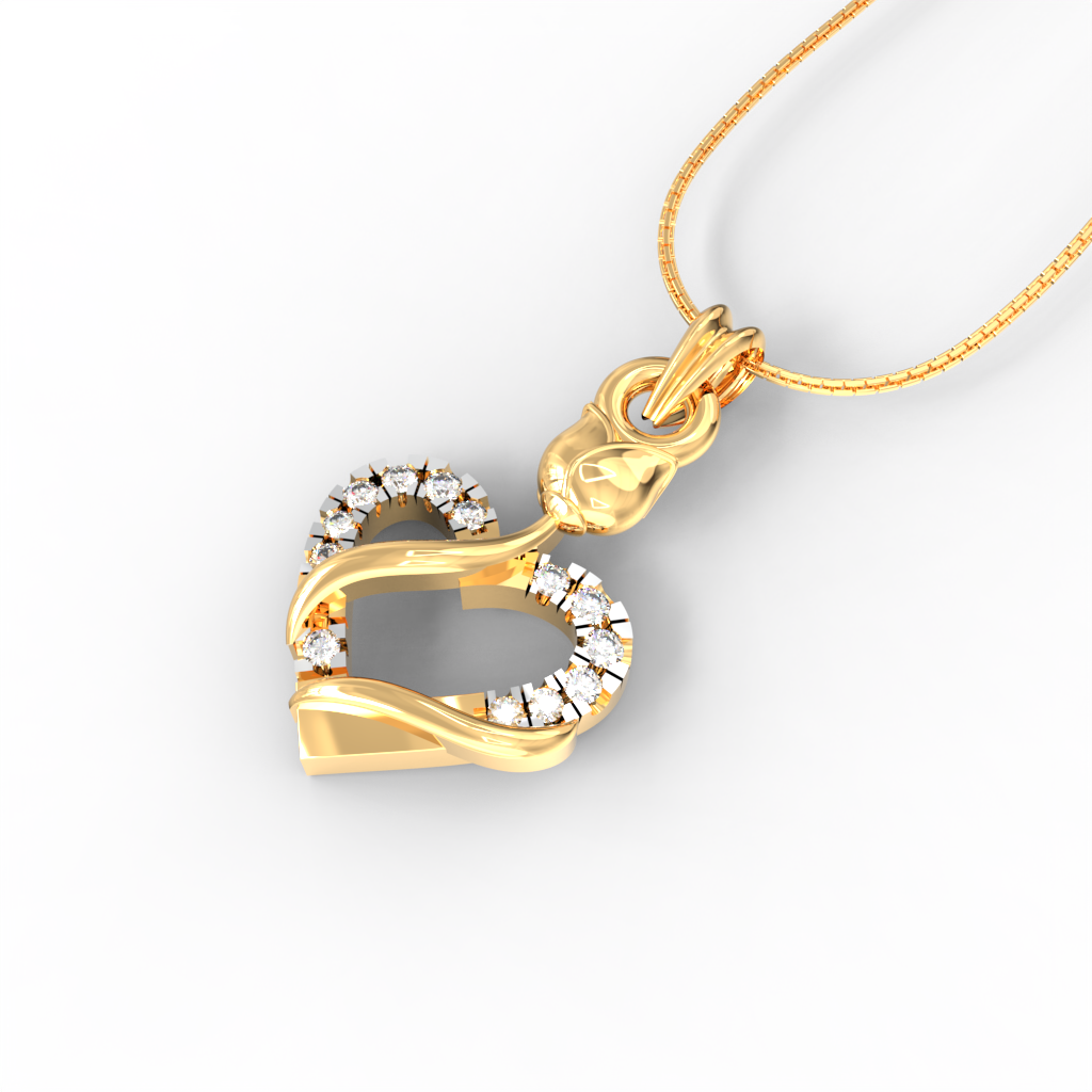 Diamond Heart Pendant