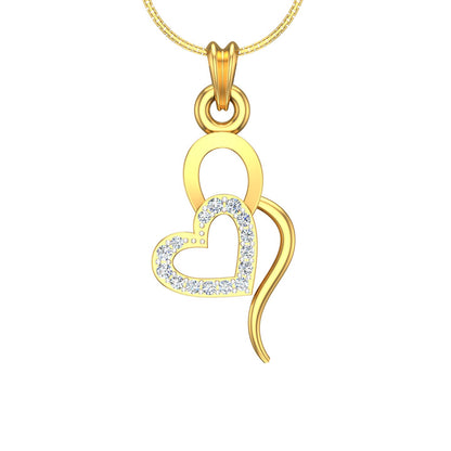 Fancy Heart Diamond Pendant