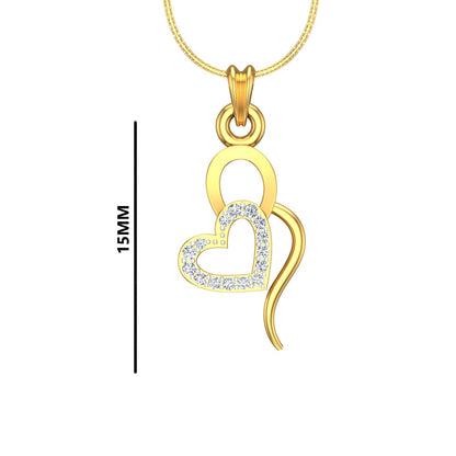 Fancy Heart Diamond Pendant