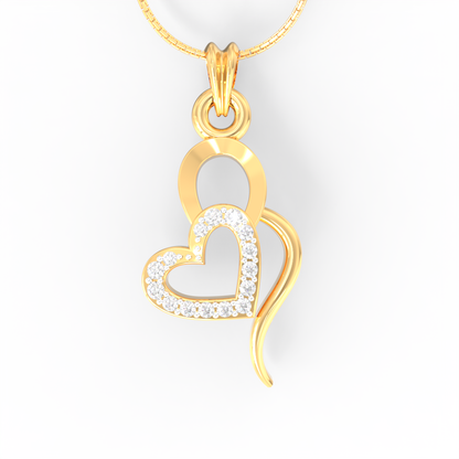 Fancy Heart Diamond Pendant
