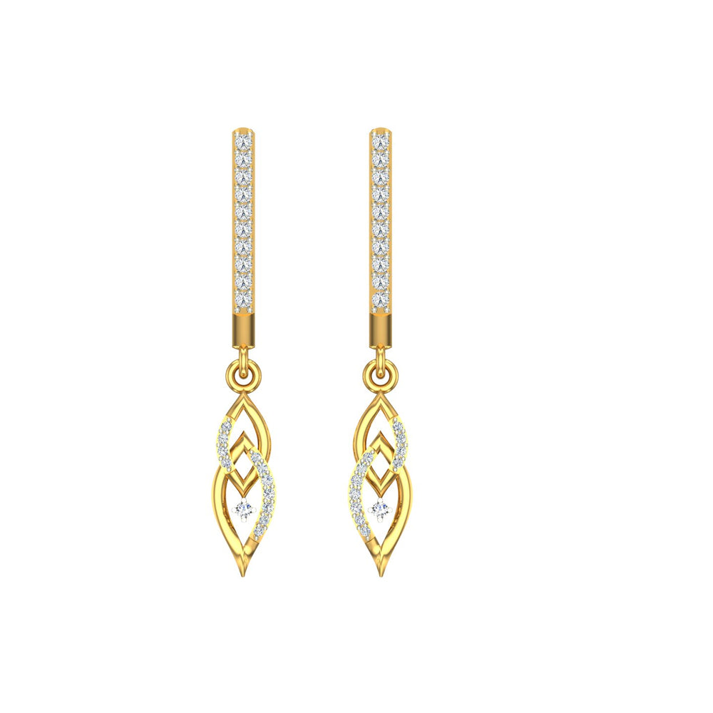 Leaf Whisper Diamond Drops