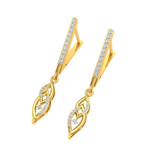 Leaf Whisper Diamond Drops