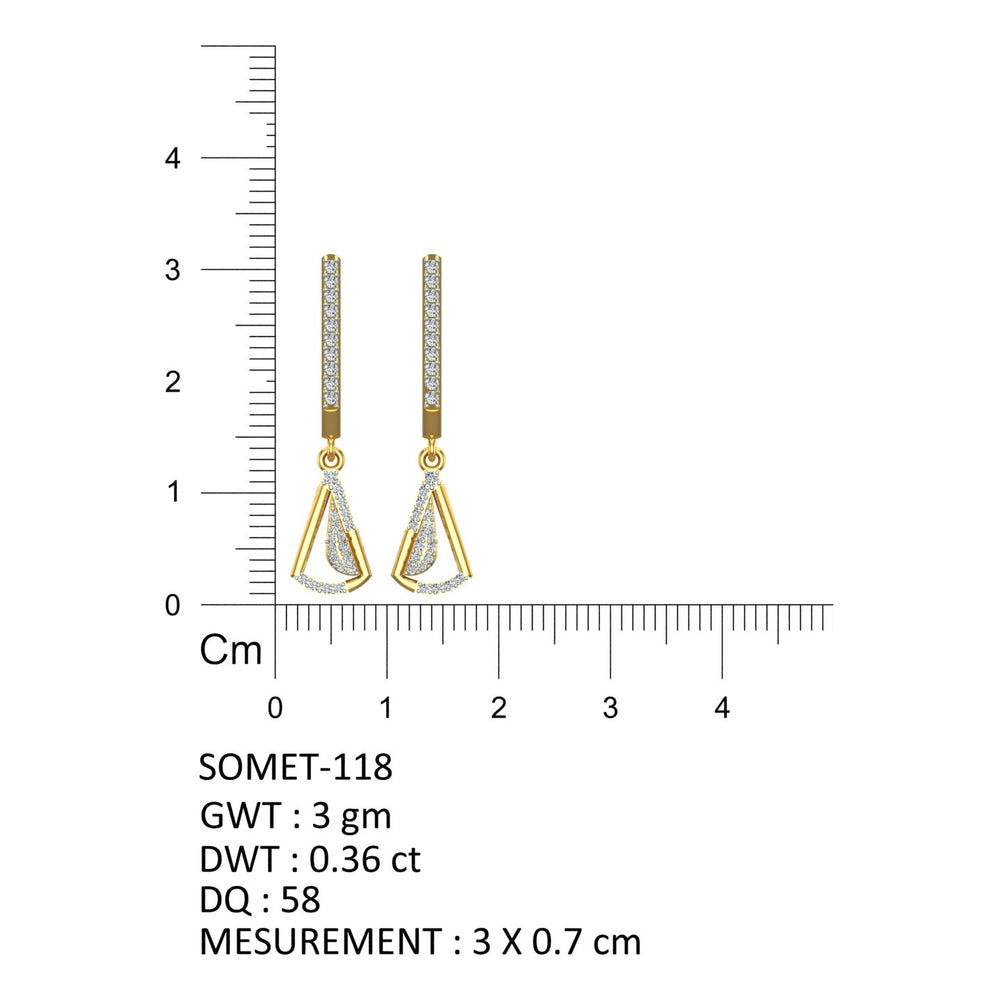 Infinity Halo Earrings