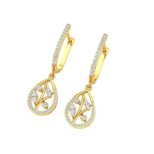Floral Motif Earrings