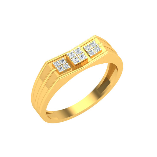Twin Triangle Diamond Ring