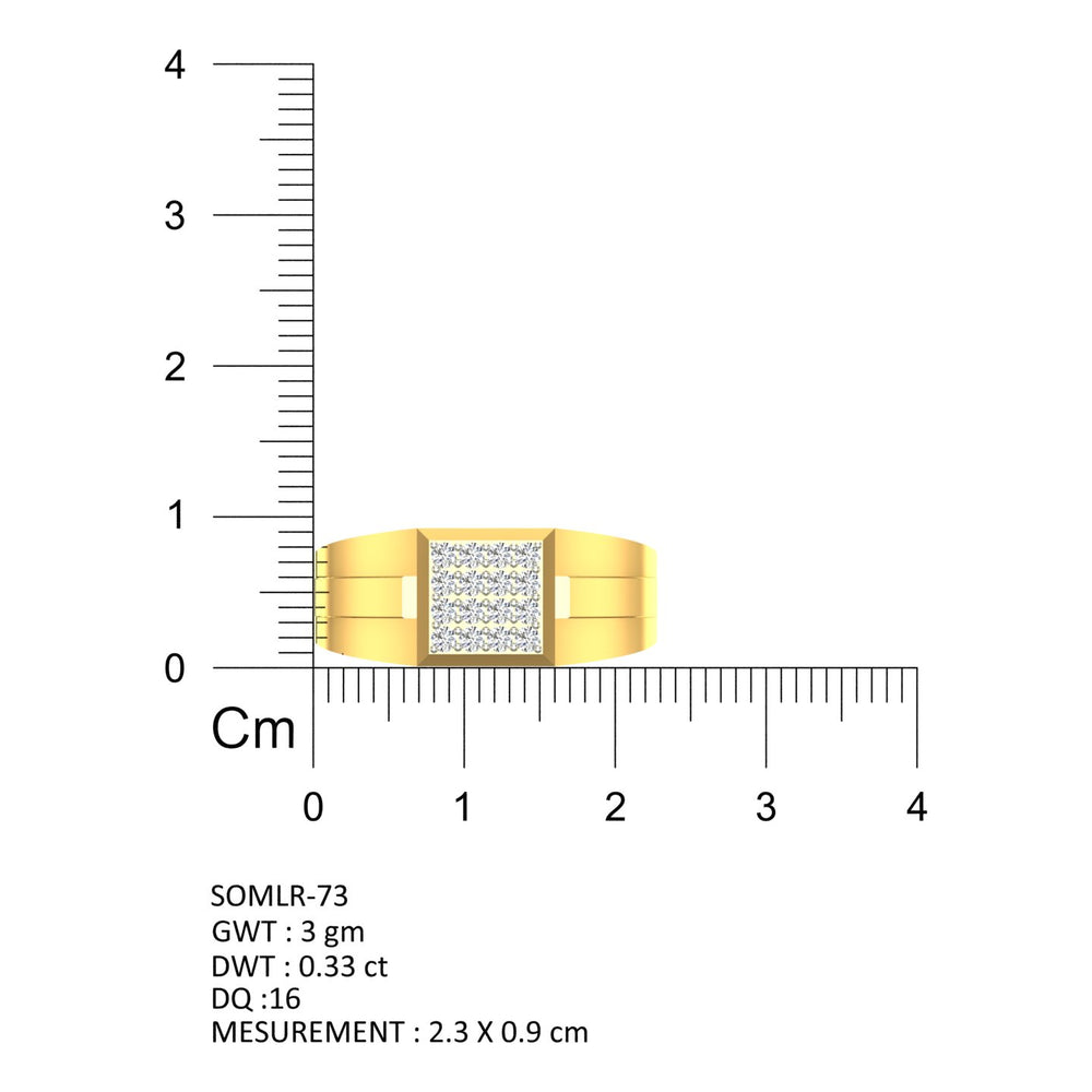 Christiana Diamond Mens Ring