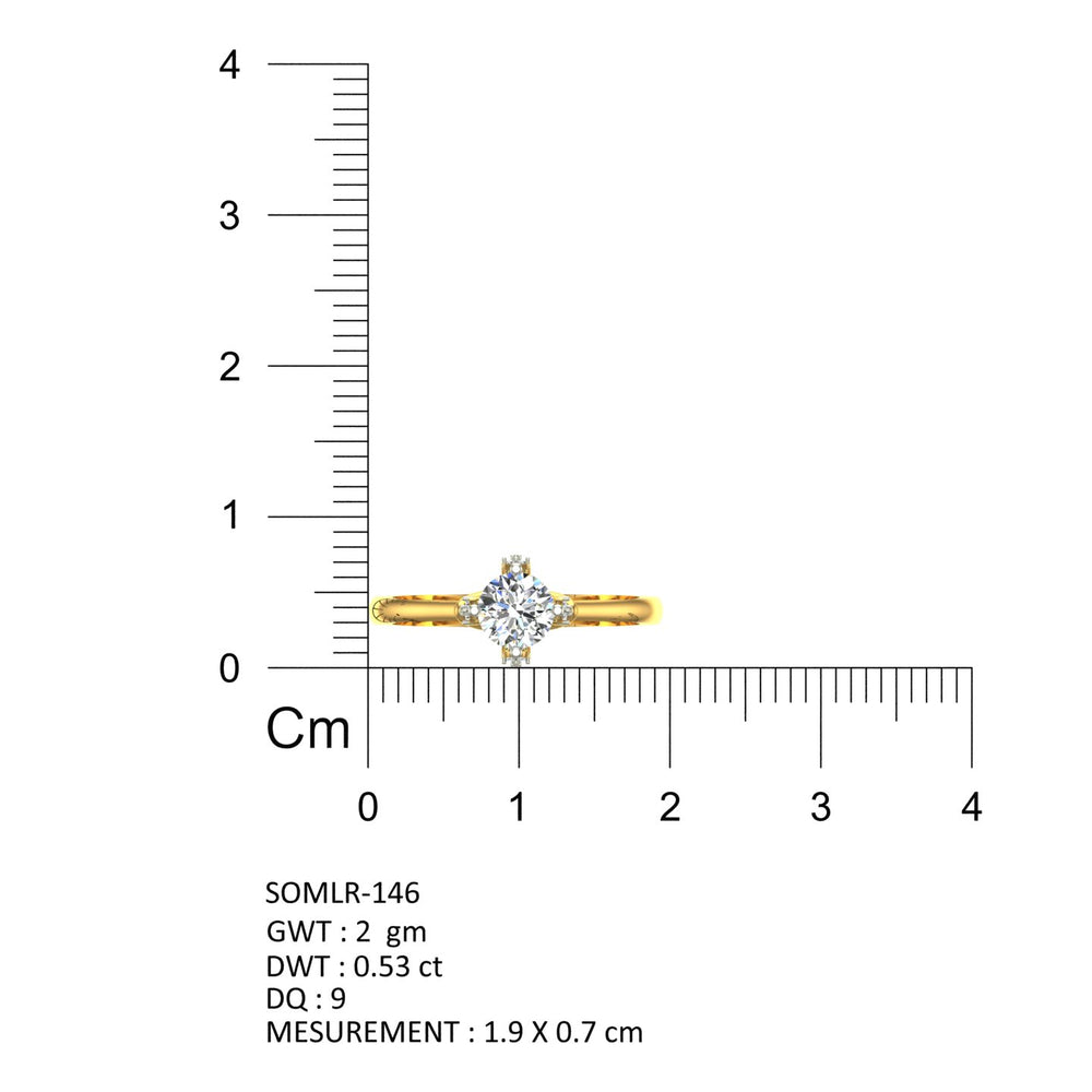 Lyric Solitaire Ring