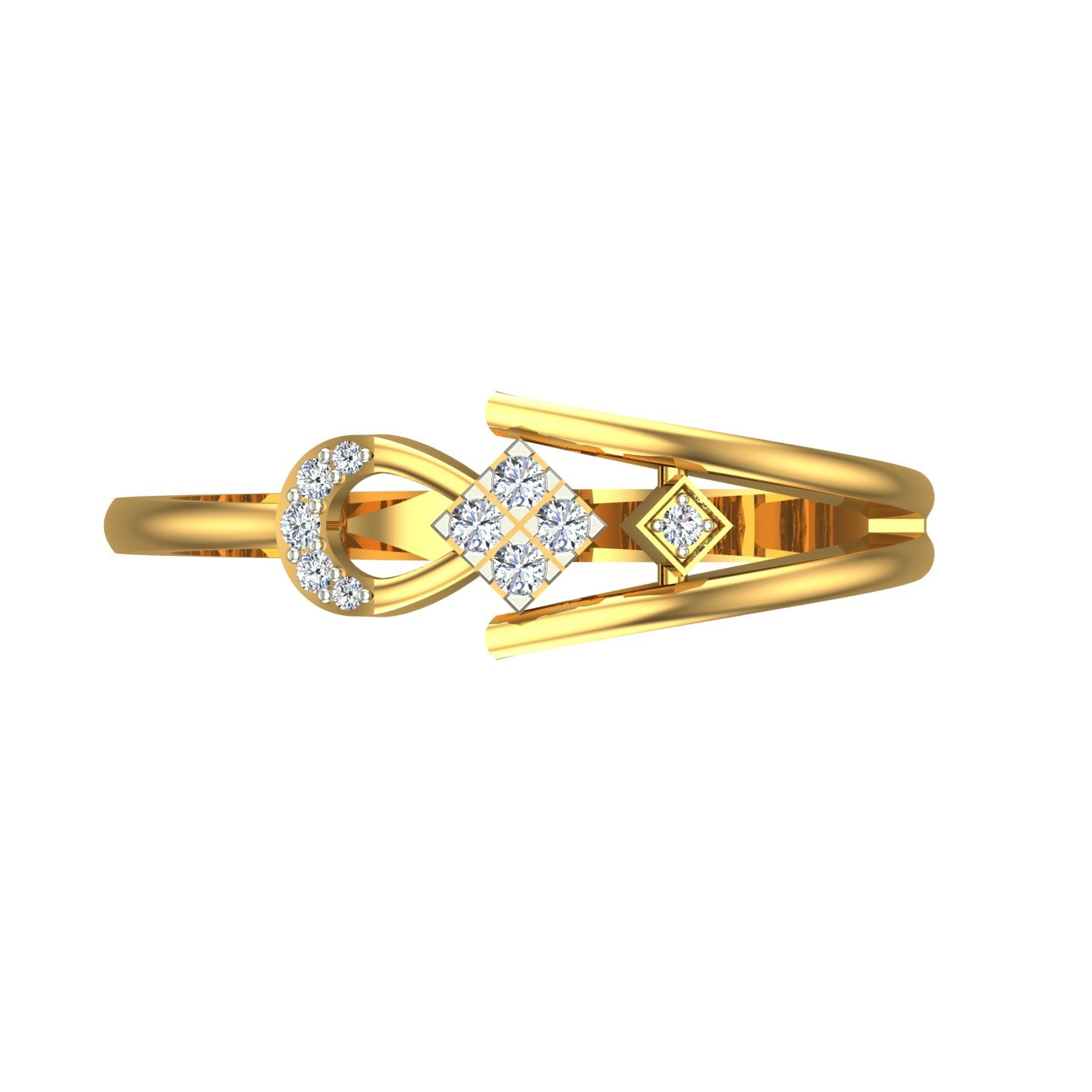 Infinity Bloom Diamond Ring