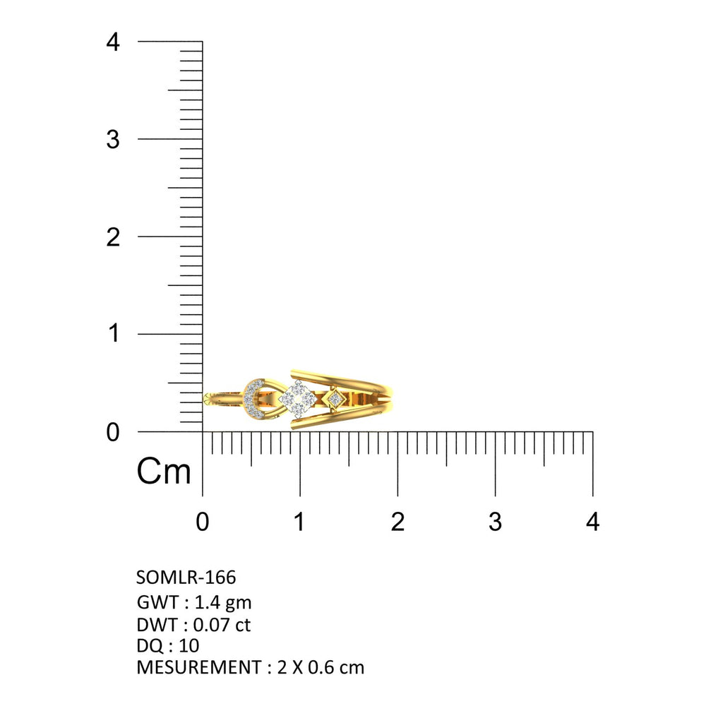 Infinity Bloom Diamond Ring