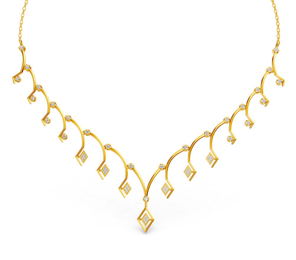 Celestial Vine Diamond Necklace