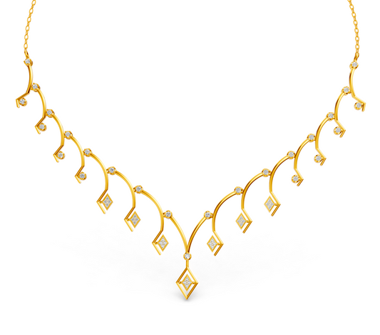 Celestial Vine Diamond Necklace